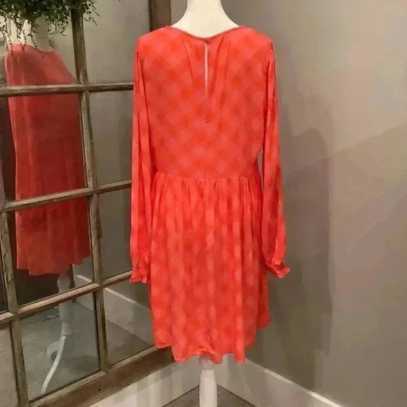 bp Plaid Long Sleeve Dress - Picture 4 of 5